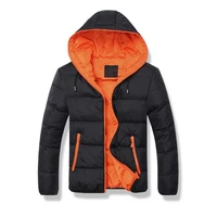 down winterautumn mens jacket contrast color windproof waterproof padded men down coat for outdoor