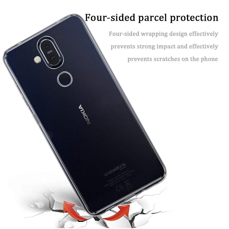 Для Nokia 1 8 7 6 5 3 Plus 2018 силиконовый чехол для телефона 2 4 2019 X6 X7 Sirocco |