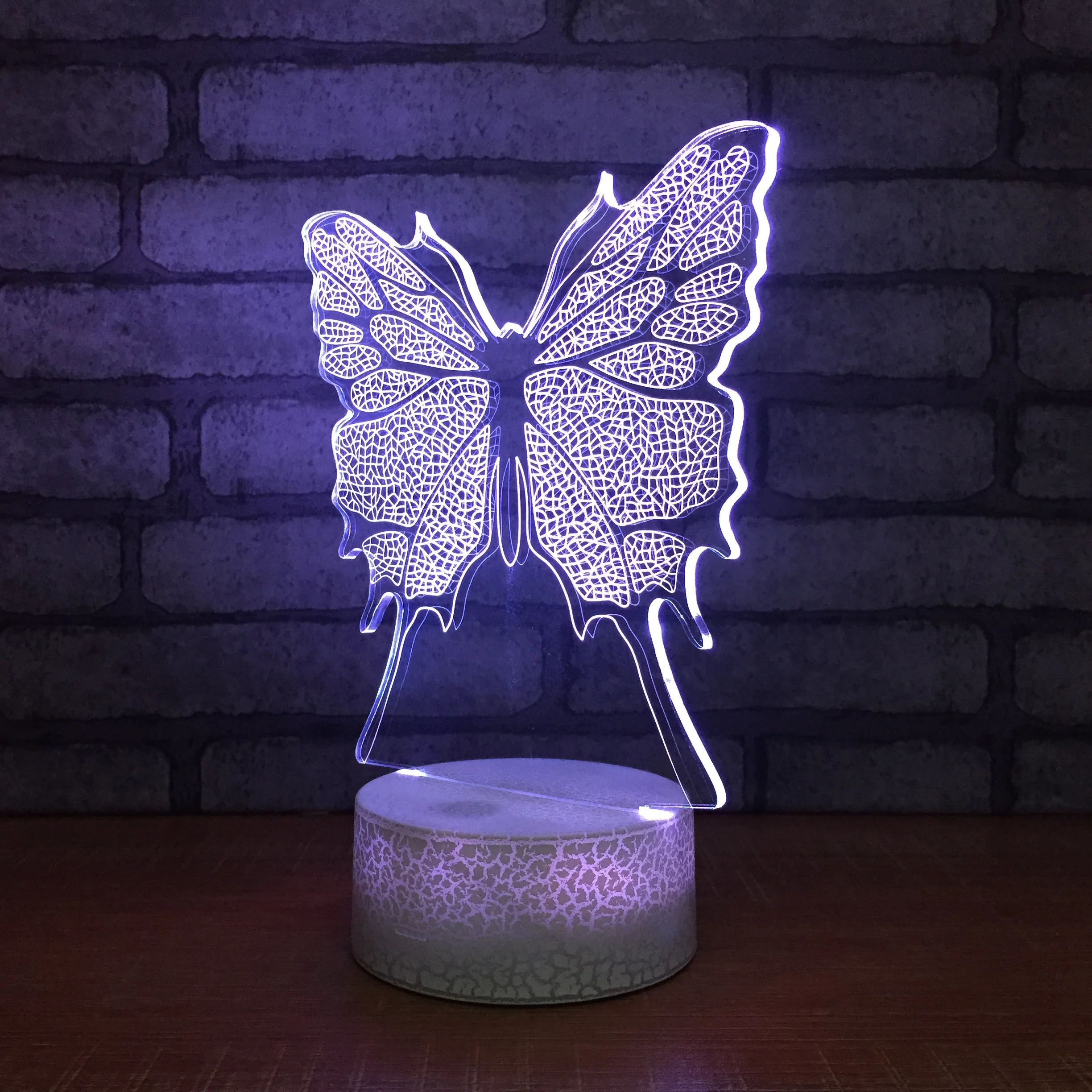 

LED 3d Lamp Acrylic Butterfly Touch Remote Control USB Night Light for Kids Birthday Gift Home Bedroom Decorations