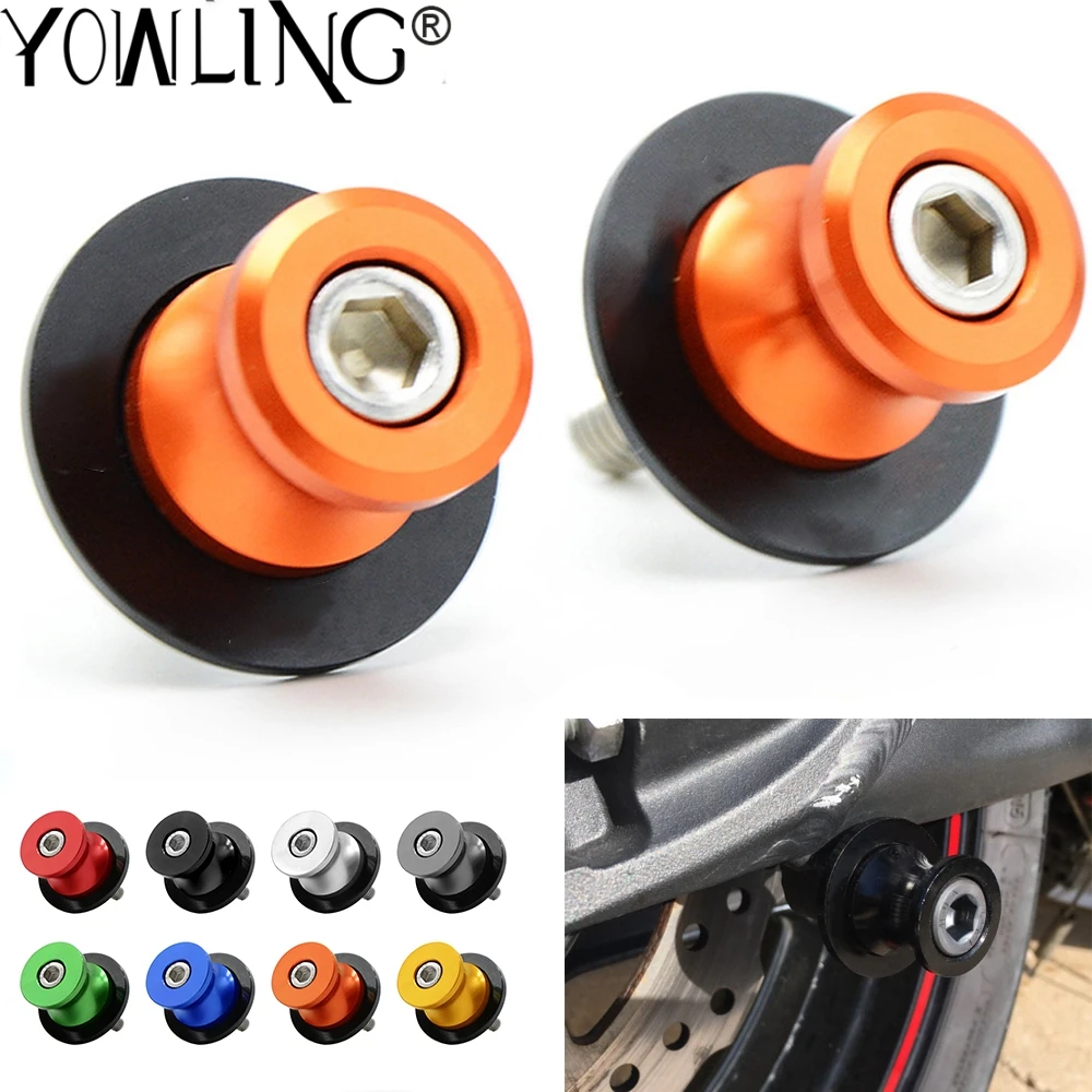 2017 высококачественные ЧПУ М10 катушки для мотоцикла ползунок оранжевого цвета 125