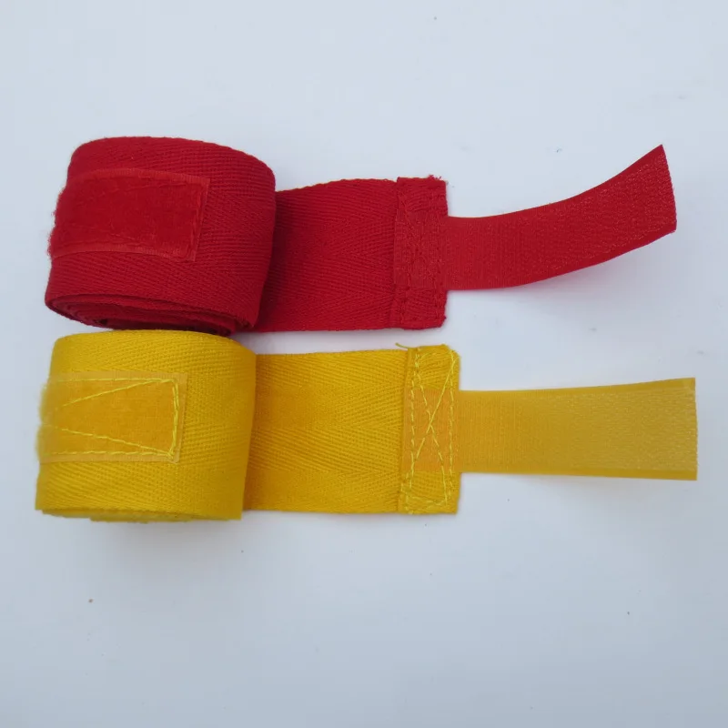 Хлопчатобумажный спортивный боксер боксерский бандаж Sanda Muay Thai Width MMA Taekwondo ручные