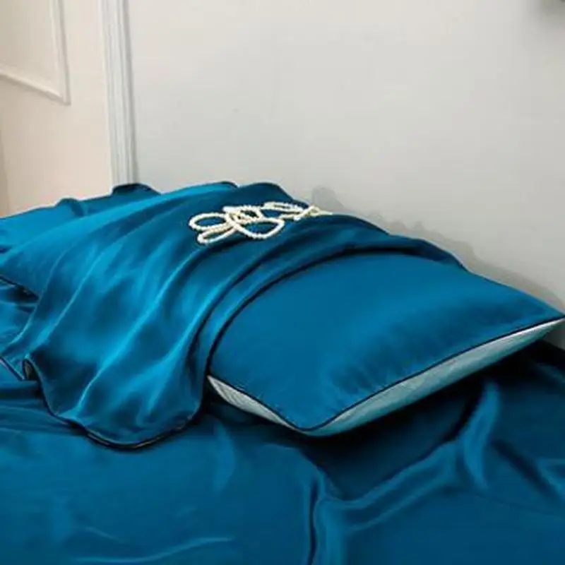 100% шелк тутового шелкопряда высокое качество сатин односторонняя наволочка