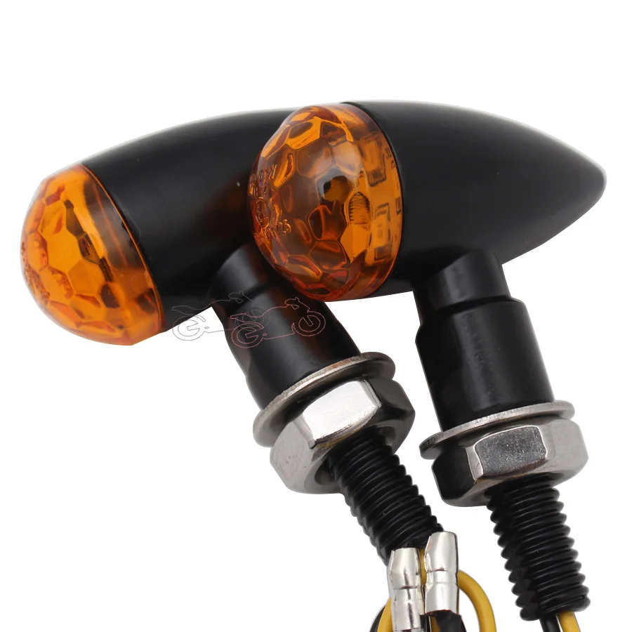 Универсальный 10 мм Болт мотоциклетный черный металлический указатель поворота