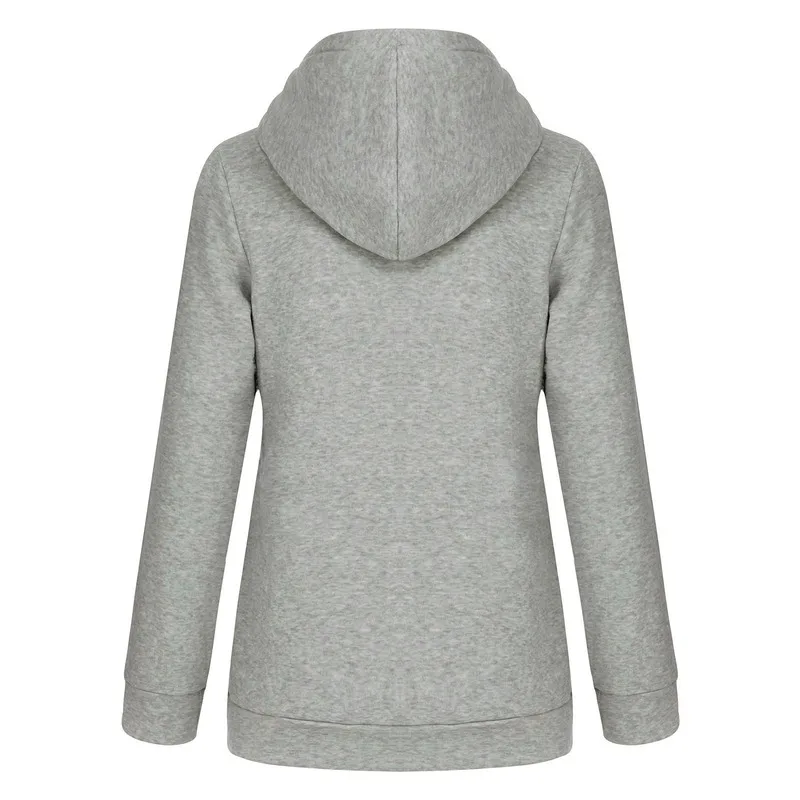

Black Grey Fashion Butterfly Print White Oversized Soild Color Ladies Sweatshirt Casual Long Sleeve Pullover Ladies Sweatshirt