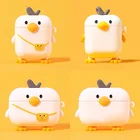 Чехол для Airpods Pro, силиконовый чехол с рисунком утки для беспроводных Airpods, милый чехол для наушников, чехол для Apple Airpods Pro
