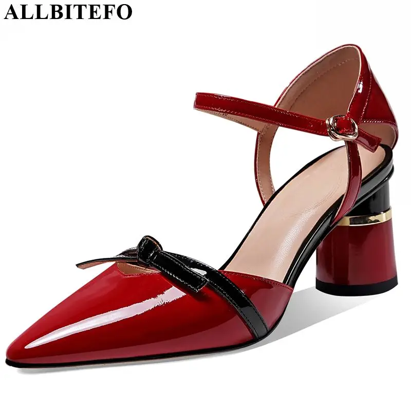 ALLBITEFO/модные брендовые летние женские босоножки высокого качества из