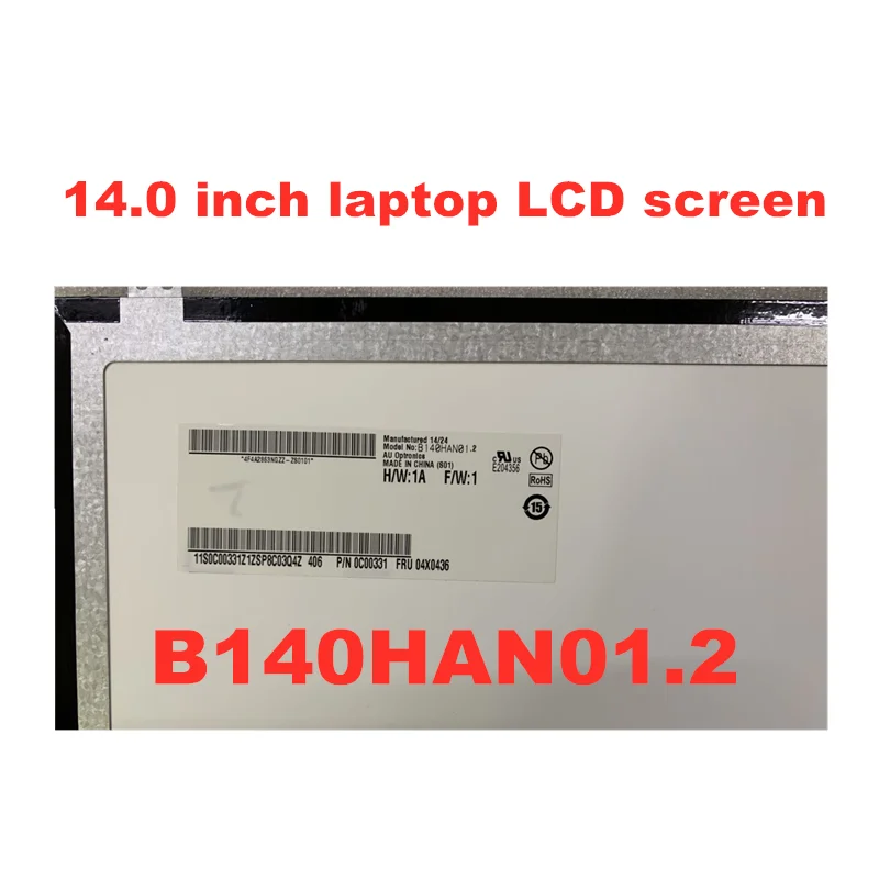 original 14 inch b140han01 2 lp140wf1 spb1 b140han01 3 b140han01 0 b140han01 1 for thinkpad l440 t440 screen 1920 1080 ips free global shipping