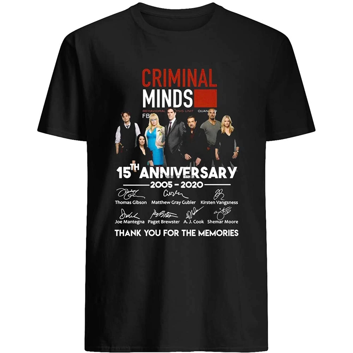 

#Criminal Minds Movie 15th Anniversary 2005-2020#Spencer Reid #Derek Morgan Gift Graphic Unisex T-Shirt(1)
