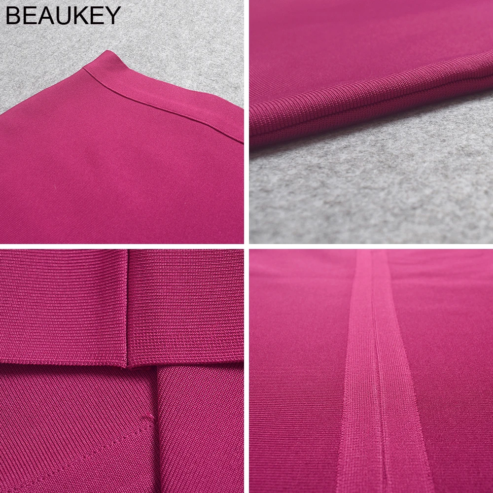 BEAUKEY фуксия 2019 Новое Женское Бандажное одноцветная бальная юбка одежда для