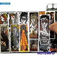 50pcs Gothic Skull Devil Witch Rock Punk Dark Style Mixed Waterproof Stickers Pack for DIY Phone Laptop Skateboard Bike Moto Car