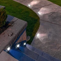 led solar cell led light outdoor solar wall light garden stairs wall lamp neon anime chandelier led garden decoration outdoor
