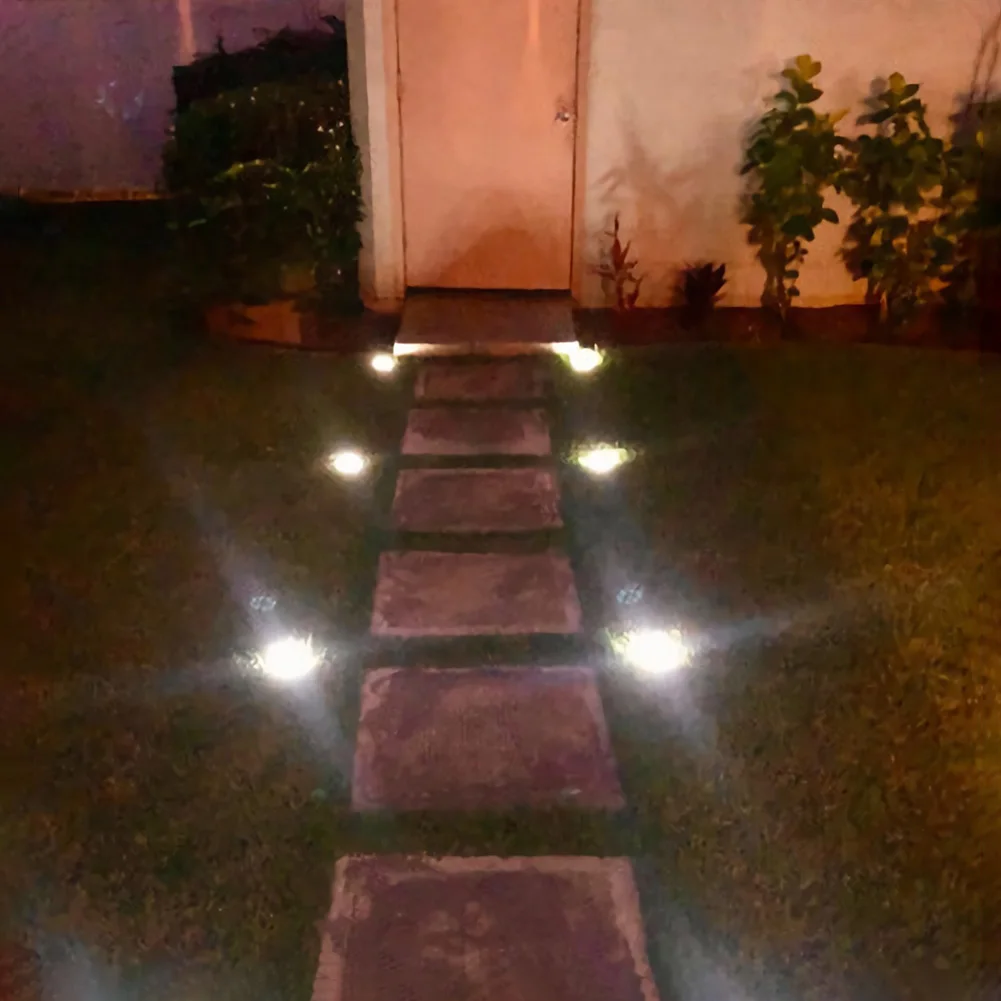 VKTECH 1 шт. светодиодный светильник на солнечных батареях подземный наружный