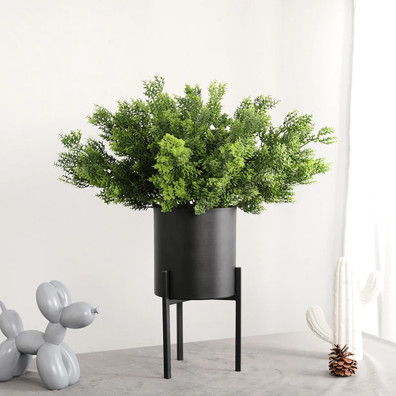 

Home Decoration Artificial Flowers Artificial Plastic Flowers 9 Heads of Mi Zilan Leaves Wedding Arrangement Artificial Bouquets