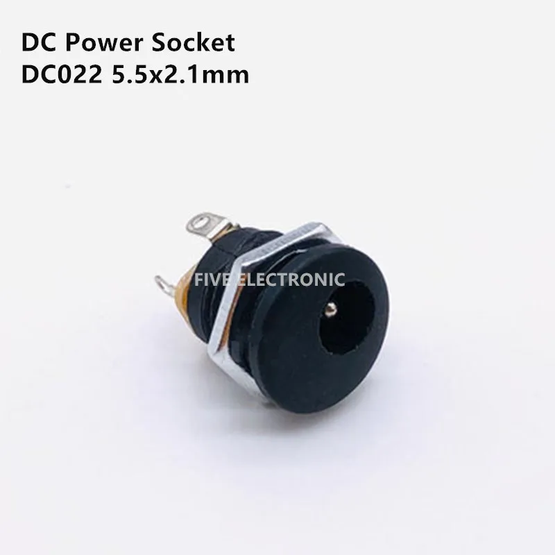 

DC-005 DC Power Plug 5.5x2.1mm DC-022 3.5X1.35mm No-Welding/Wire-Bond Male/Female Socket