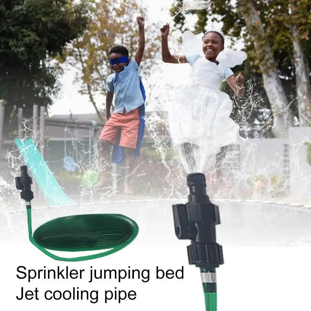 

Поливочный шланг, ПВХ распылительная труба для прыжков, охлаждающая труба, 15 м, для аквапарка, летняя уличная игрушка