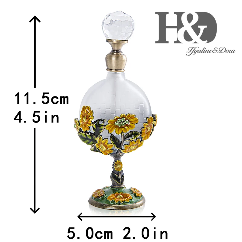 H&D, 15 стилей, пустые многоразовые флаконы для духов, Ретро стиль, матовое стекло, тонкий ароматизированный ароматизатор, контейнер для эфирных масел, Декор, подарок для девушек - Цвет: Type 4
