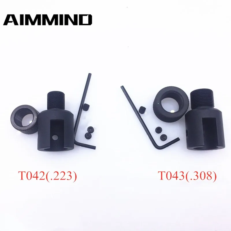 

Aluminum Ruger 1022 10/22 Muzzle Brake Adapter 1/2x28 & 5/8x24 .750 Barrel End Thread Protector Combo .223 .308