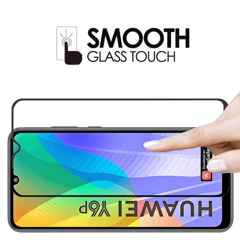 case for huawei y6p tempered glass screen protector on y 6p 6 y6 p 6.3 cover protective phone coque bag global huaweiy6p safety
