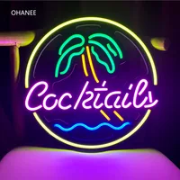 Custom LED Neon Sign Light Cocktail Dreams Flex Neon HandMade Beer Bar Shop Logo Pub Store Club Nightclub