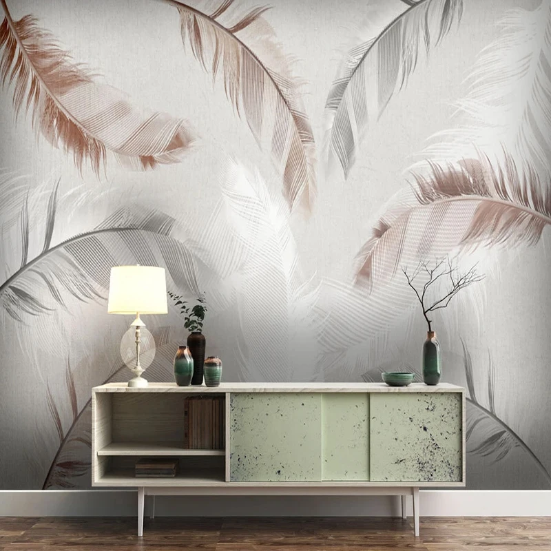 Прямая поставка на заказ Настенные обои современные простые абстрактные