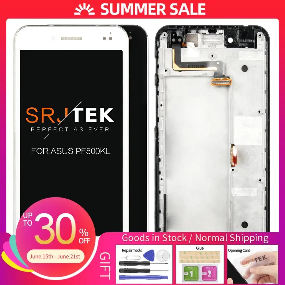 ЖК дисплей для ASUS PadFone S PF500KL PF500 сенсорный экран с дигитайзером в сборе 5 0 дюйма PF