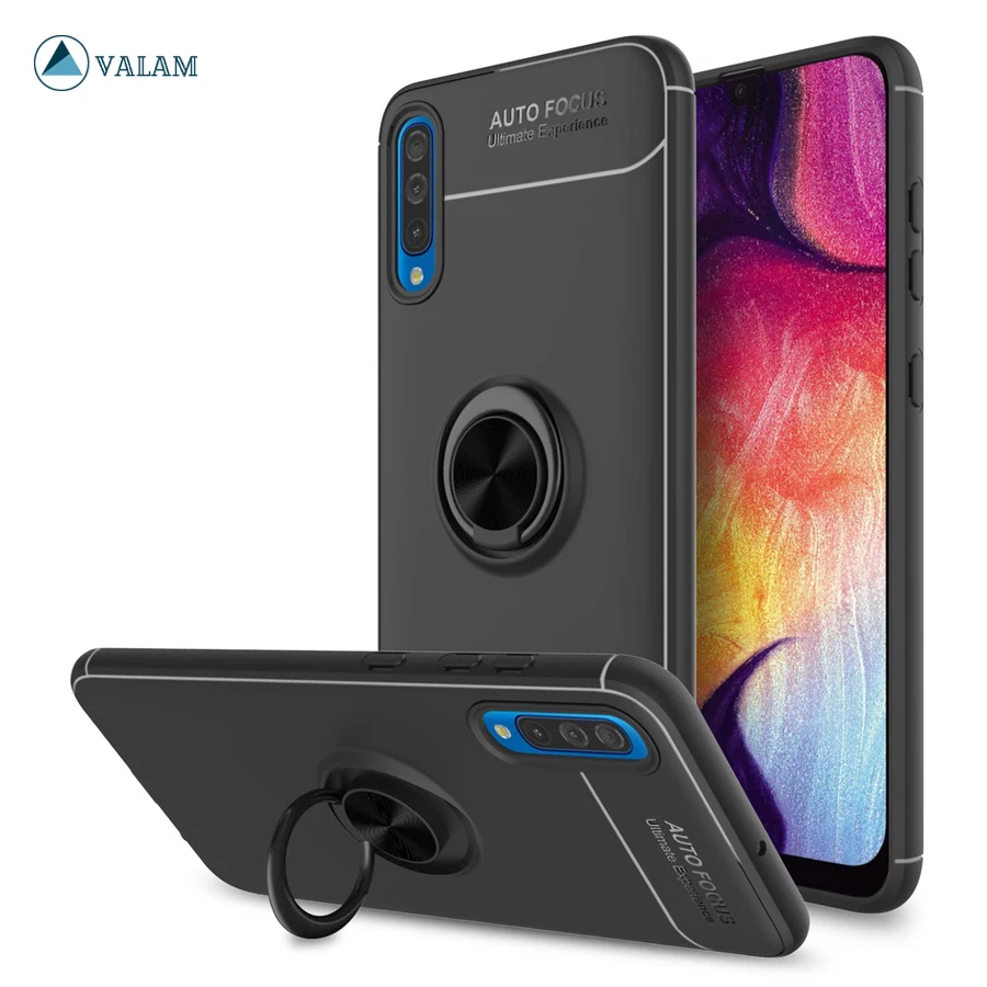 VALAM Стенд Автомобильный держатель чехол для Samsung A50 A40 A30 A20 A10 e A70 задняя крышка