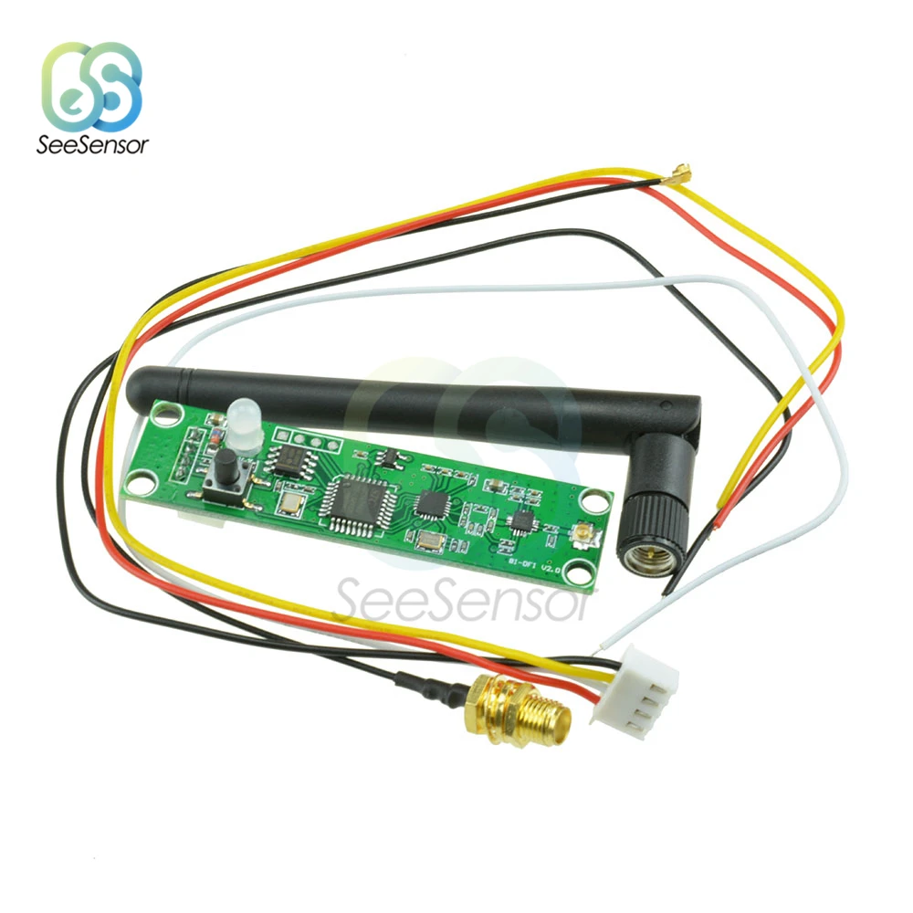 2 в 1 DC 5 4 ГГц беспроводной DMX 512 передатчик и приемник PCB модуль Плата с антенной