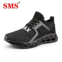 sms men breathable running shoes tennis sneakers spring outdoor lightweight zapatillas hombre casual non slip shoes plus size