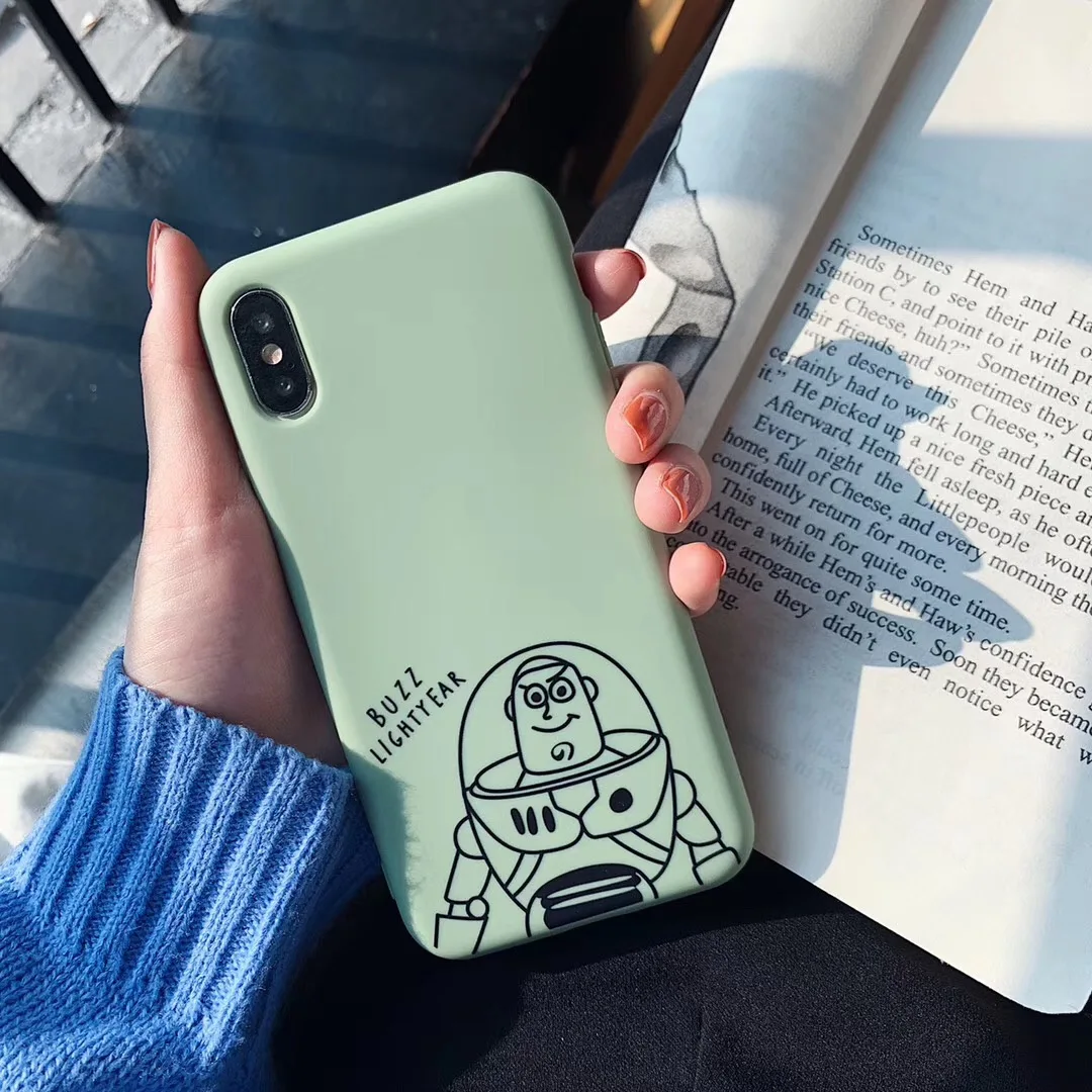 Милые аниме из мультфильмов История игрушек Базз Лайтер чехол для телефона iphone Xs