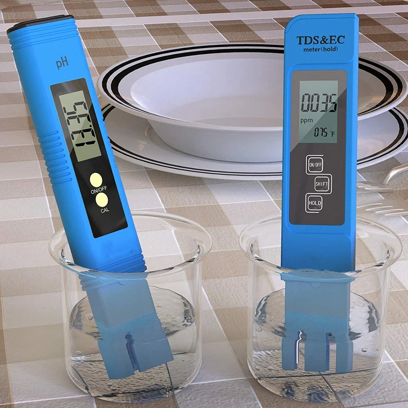 Измеритель Качества воды TDS PH EC температурный 4 в 1 Набор для гидропоники
