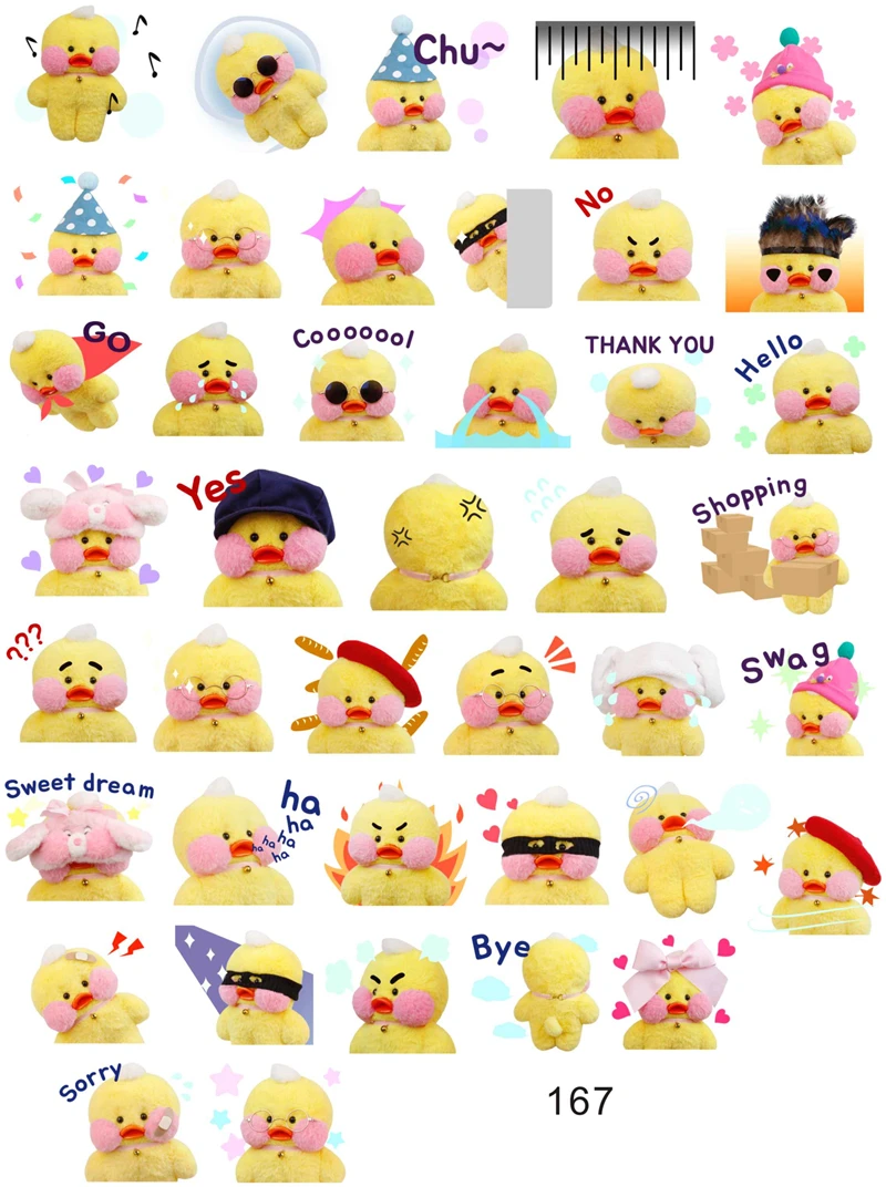 40 шт. Милая кавайная самодельная утка наклейка для скрапбукинга s/декоративная