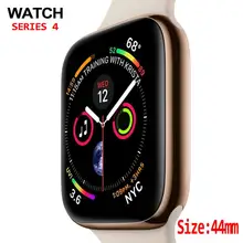 Smart Watch Series 4 1:1 SmartWatch Case For Apple watch iOS iphone Android phone With Heart Rate ECG Pedometer 44mm Bluetooth