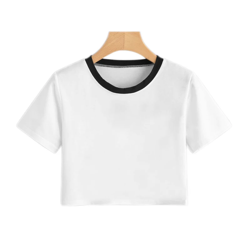 

I'm Allergic To Stupidity Hot Fashion Blouses Slim Fit T Shirt Women Female O Neck Crop Shirt Short Sleeve T-shirts For Girls