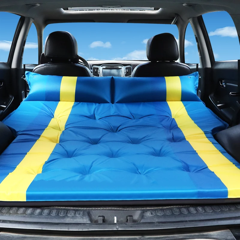 Automobile travel air cushion bed Inflatable bed Hand-stitched Car For Honda CR-V CRV 2007-2011 - Название цвета: Цвет: желтый