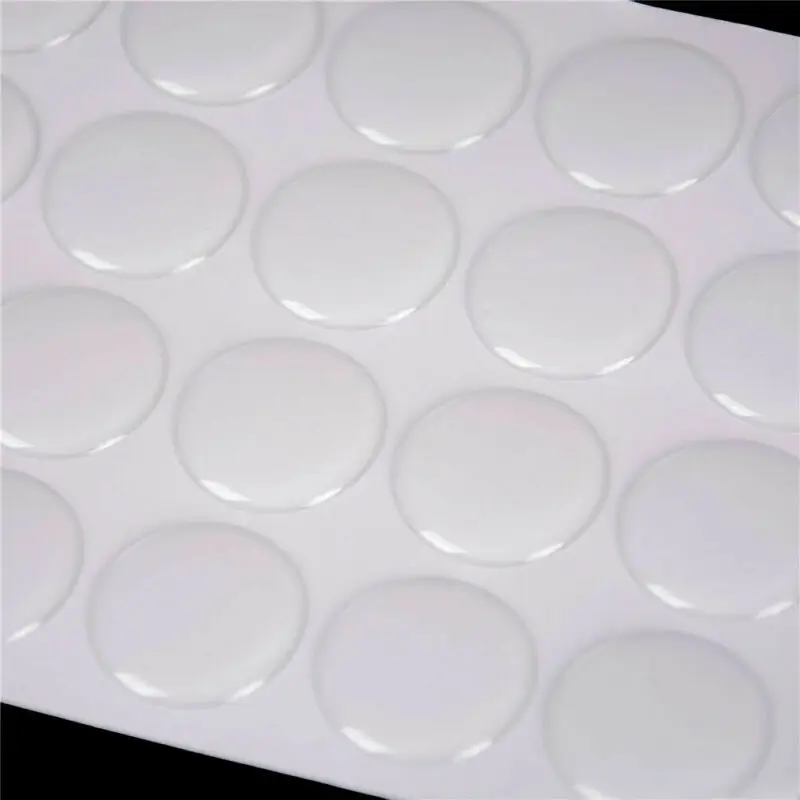 

100 pcs Round 3D Resin Crystal Clear Epoxy Adhesive Circles Bottle Cap Stickers Patch Dots For Bottle Caps Crafting DIY