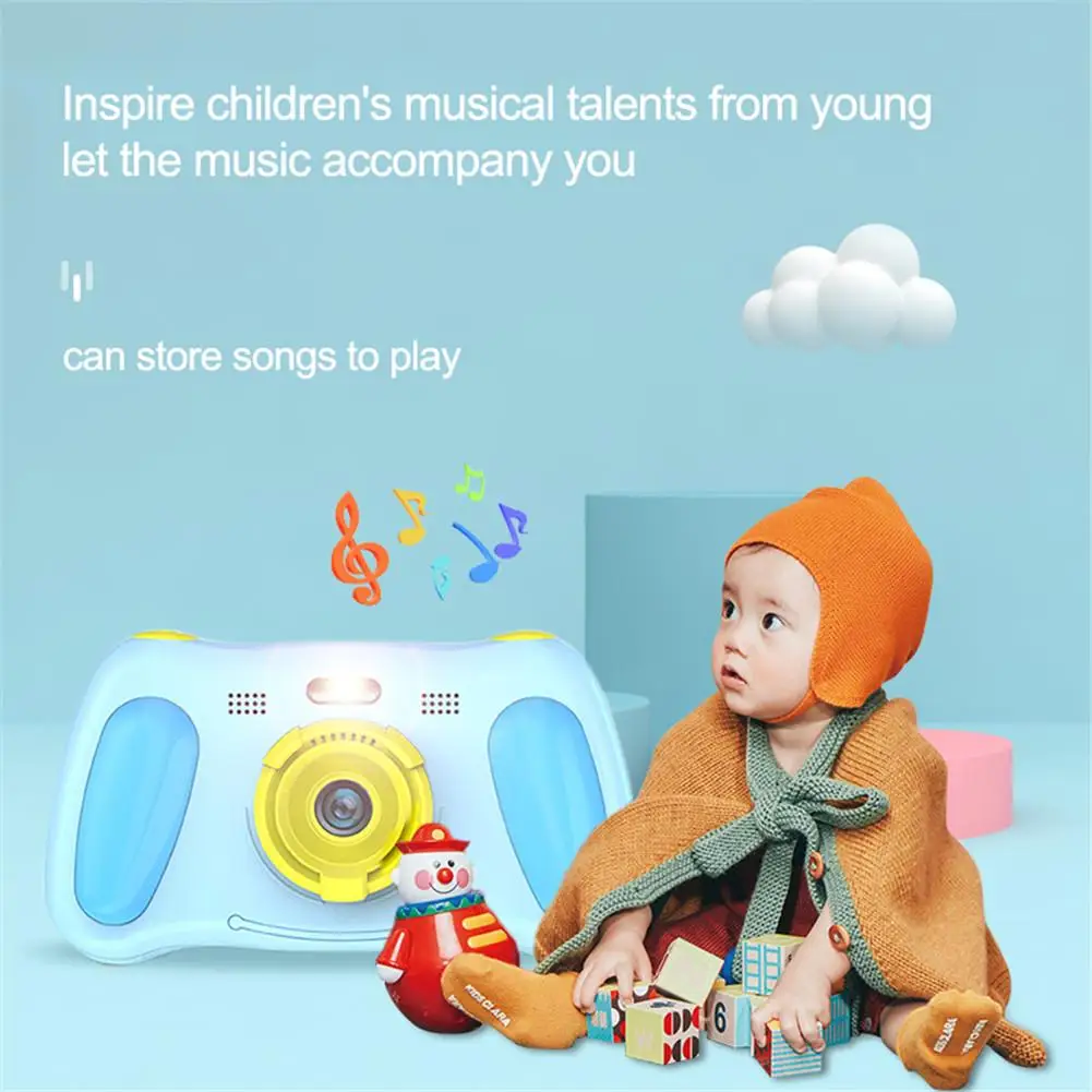 Мини Детская цифровая камера портативная силиконовая нетоксичный экран 2 4 дюйма
