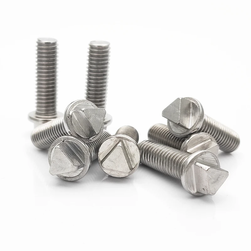 

Stainless Steel triangle head screws M6 M8 M10 SUS 304 triangle head Security head screws