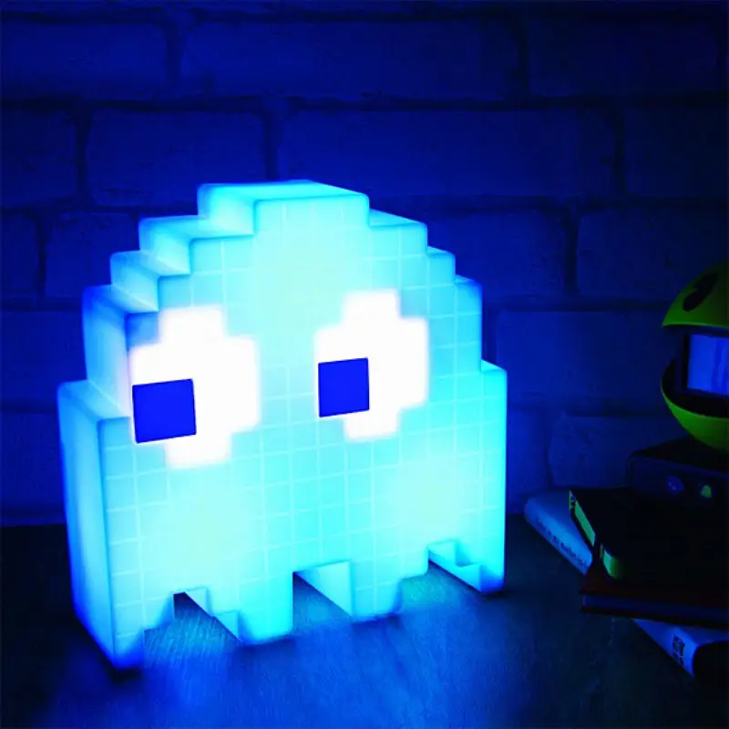 WENHSIN креативный мультфильм USB Pac man Игра тема цвет ночник светодиодный призрачная