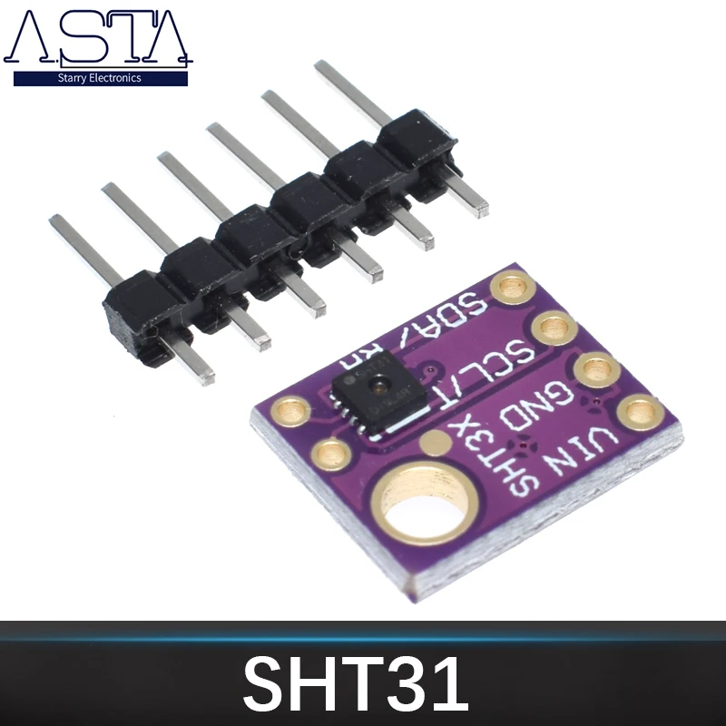 SHT31 модуль датчика температуры и влажности микроконтроллер IIC I2C для изменения