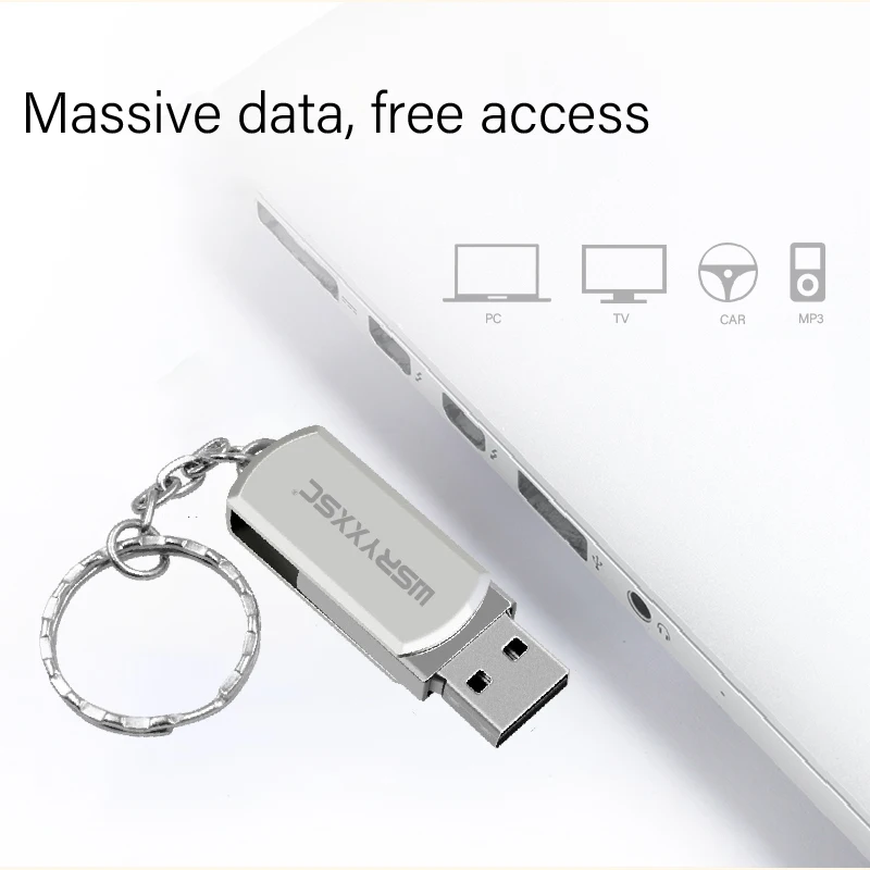 Wsryxxsc металлический usb флэш накопитель Водонепроницаемый 64 ГБ 32 16 8 4