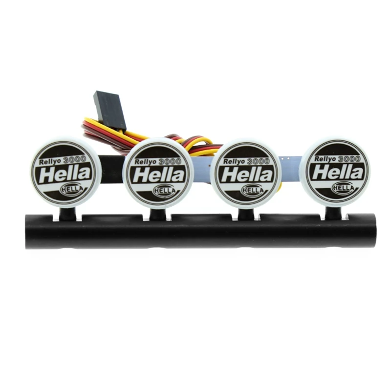 

1PCS RC Car LED Roof Lamp Lights Bar for 1/10 RC Crawler Car Traxxas TRX-4 SCX10 90046 Recat MST