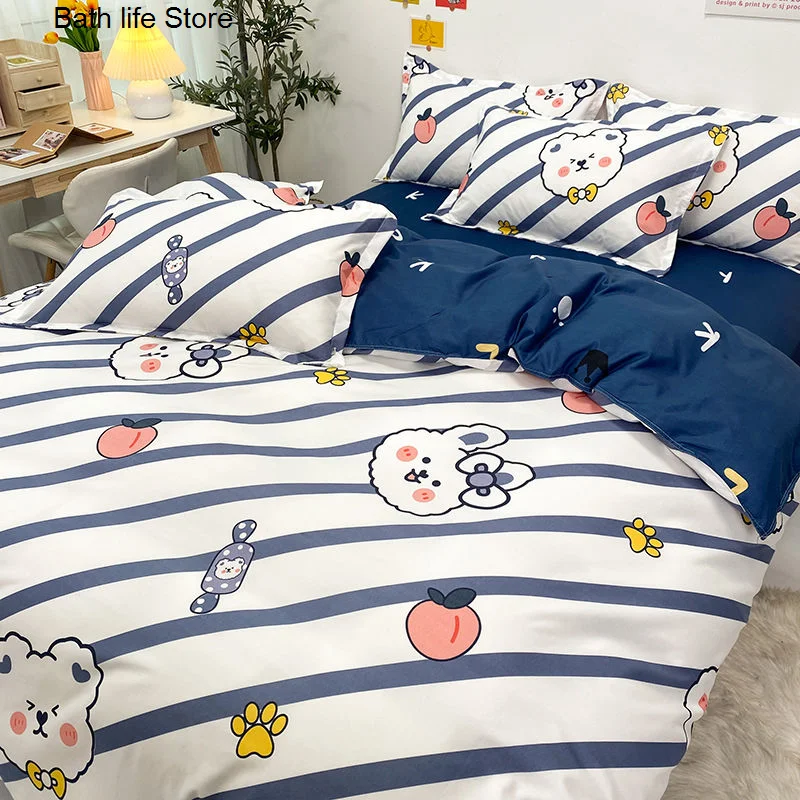 Милый детский модный набор для детей простыни постельное белье взрослых