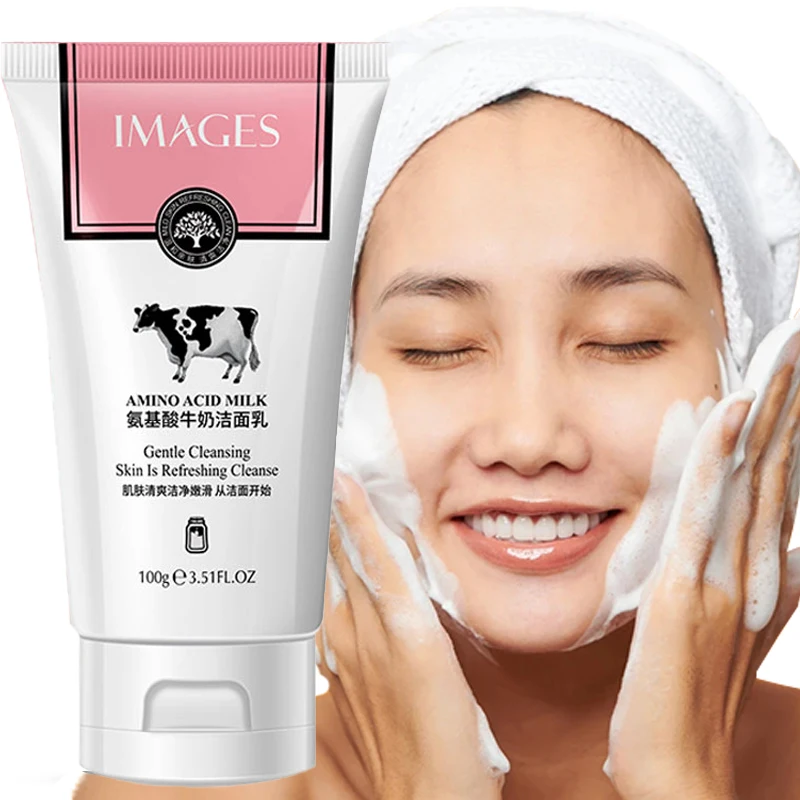 

Face Cleanser Dense Foam Deep Cleaning Remove Dirt Residual Grease Moisturizing Shrink Pores Brighten Skin Colour Skin Care 100g
