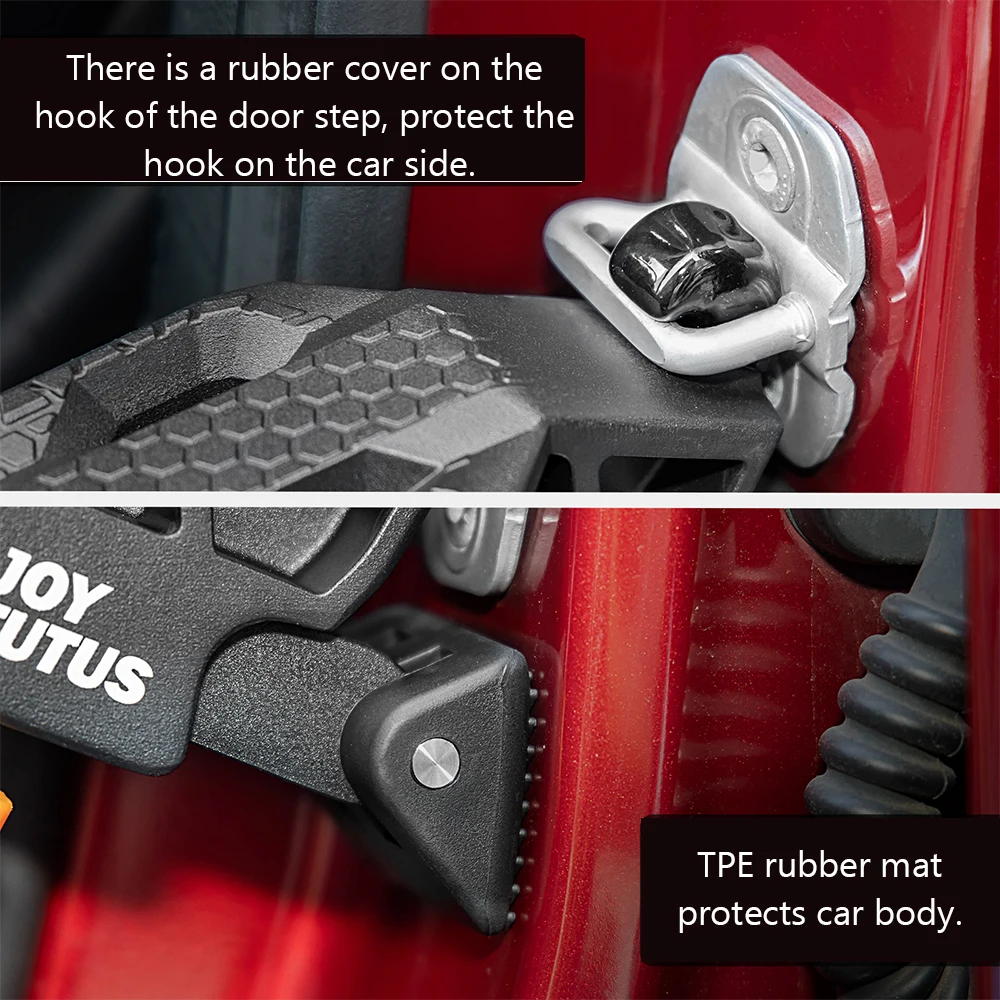 Автомобильная дверная ступенчатая педаль с крючком лестница ножная на крышу
