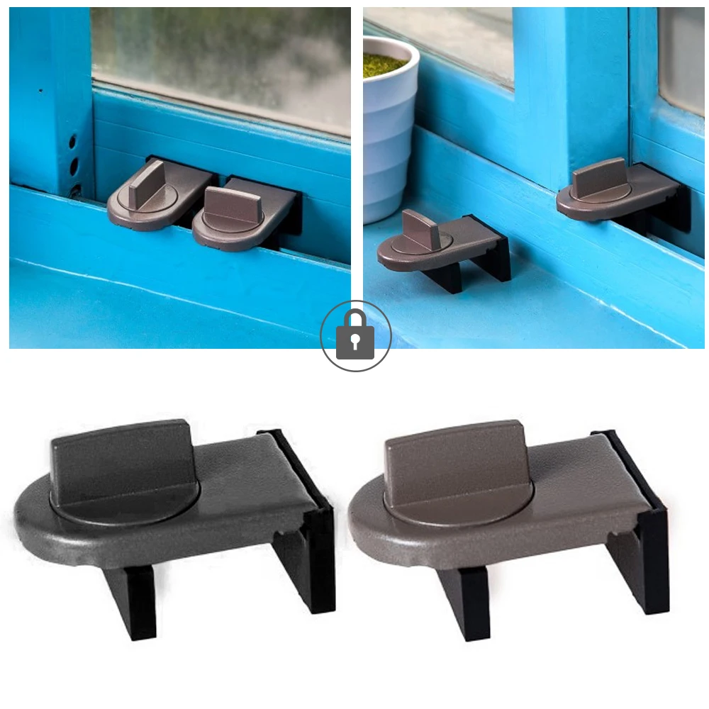 Передвижная дверь для дверей безопасности детей стопор дома 2 цвета|Детали и