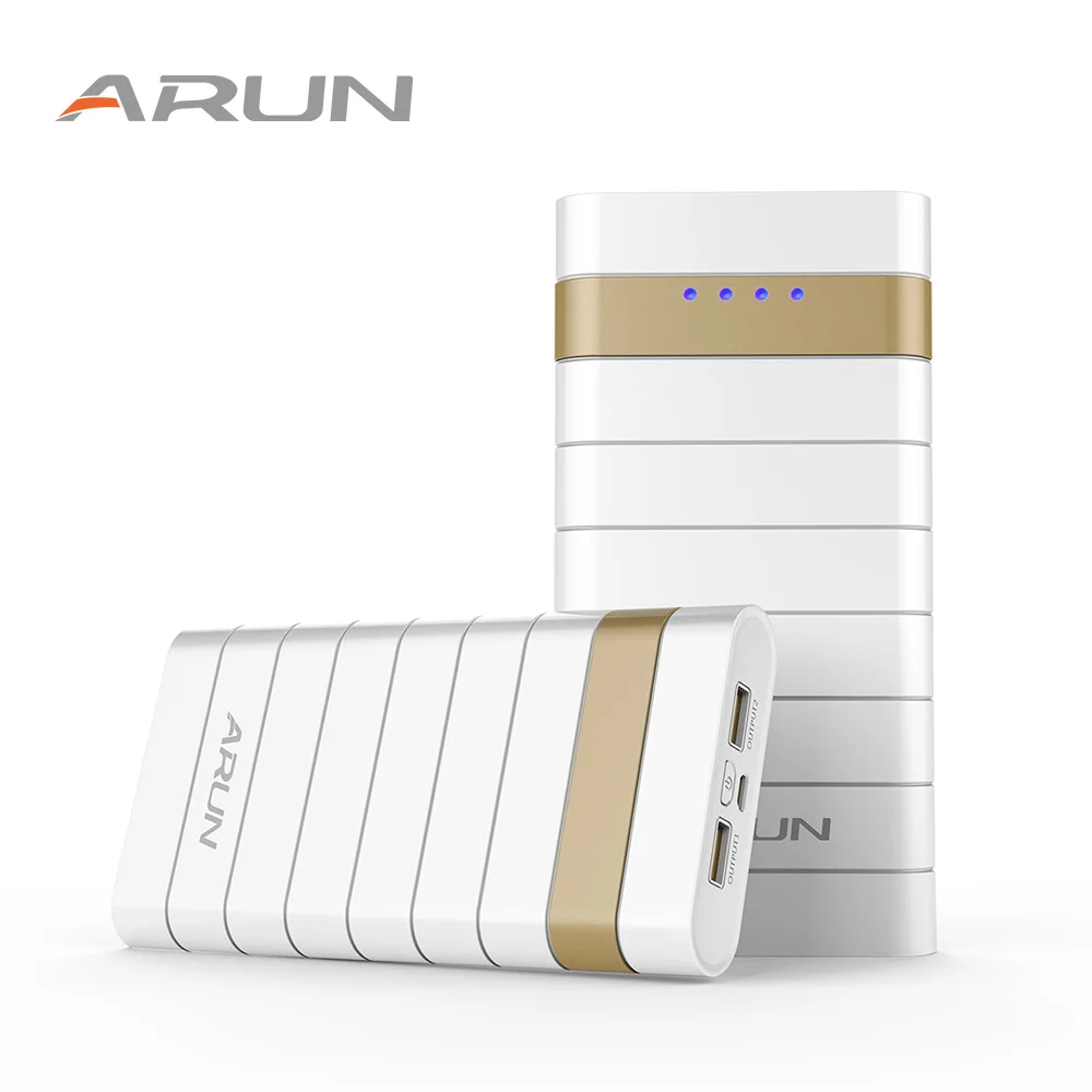 Arun 20000 мАч портативное зарядное устройство аккумулятор/72 Вт/ч (2A/2.1A2.1A) отправка со