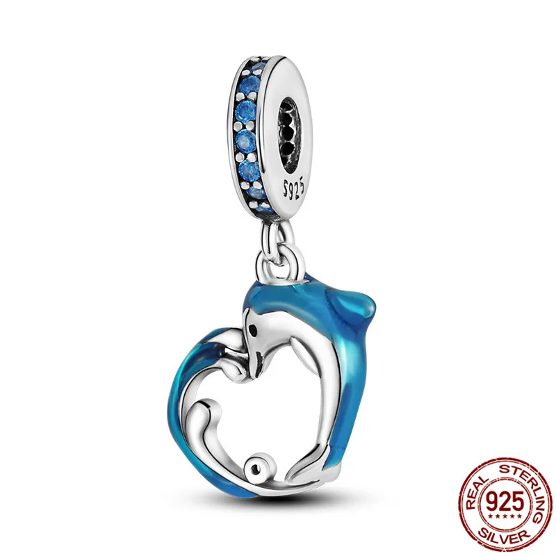 

100%Prata Esterlina 925 Pendants and Beads for Pandora Bracelets and Pulseira Fashion Women Jewelry