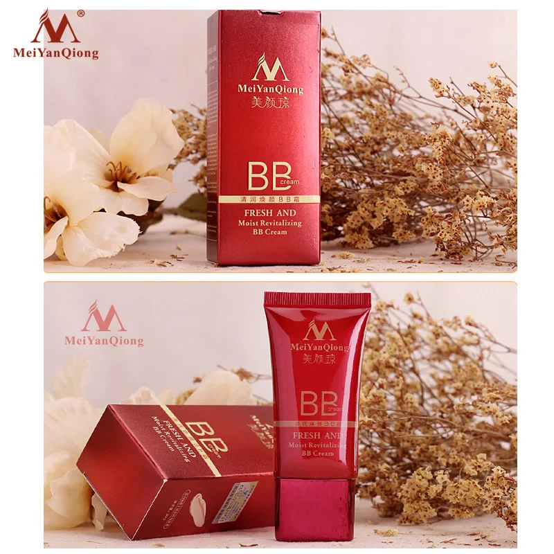 

MeiYanQiong Fresh And Moist Revitalizing BB Cream Makeup Face Care Whitening Compact Foundation Concealer Prevent Bask Skin Care