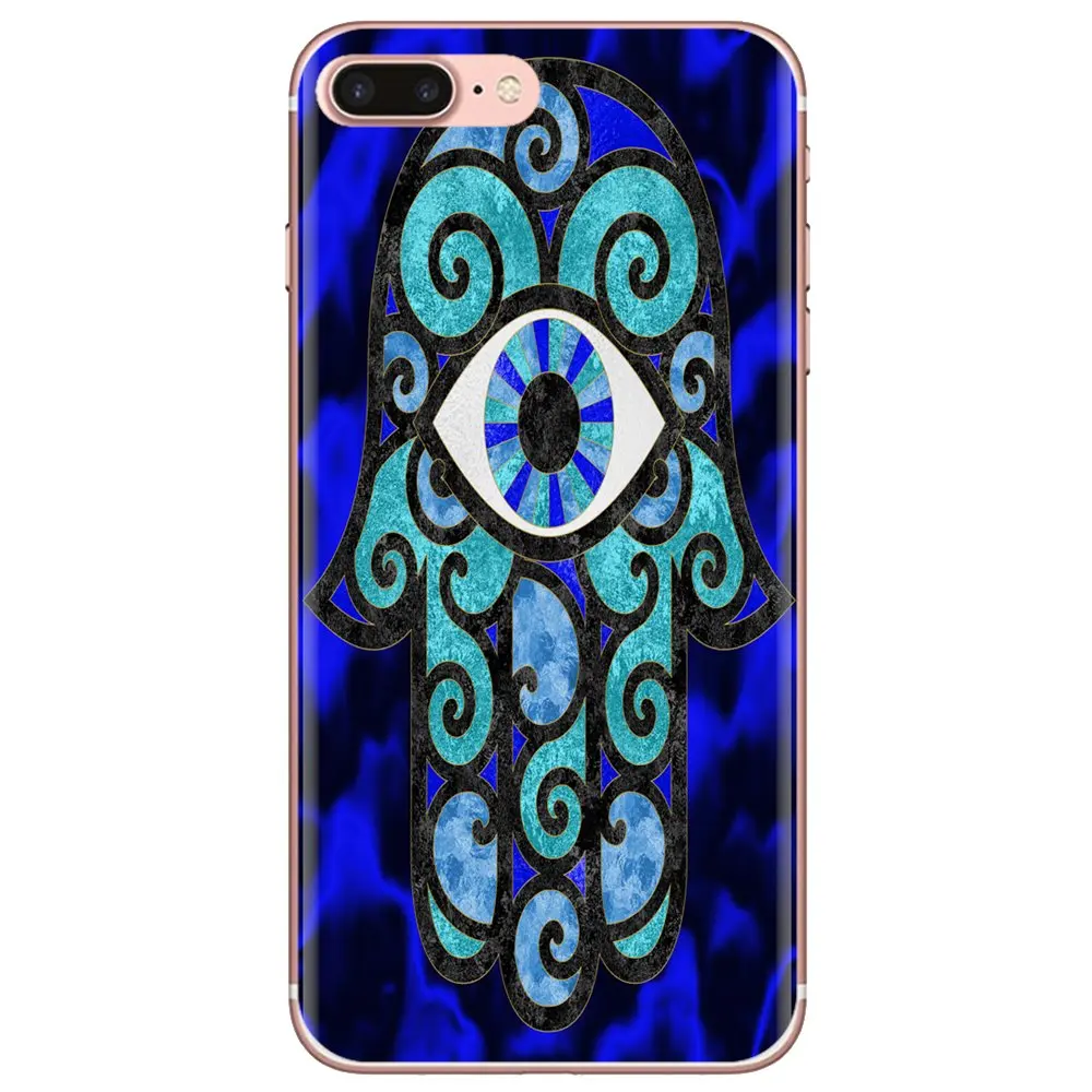 Silicone Phone Shell Cover For Sony Xperia Z5 XZ XA1 XA2 Premium ULTRA 10 X Buddha Hamsa Evil Eye Magic Judaica | Мобильные телефоны