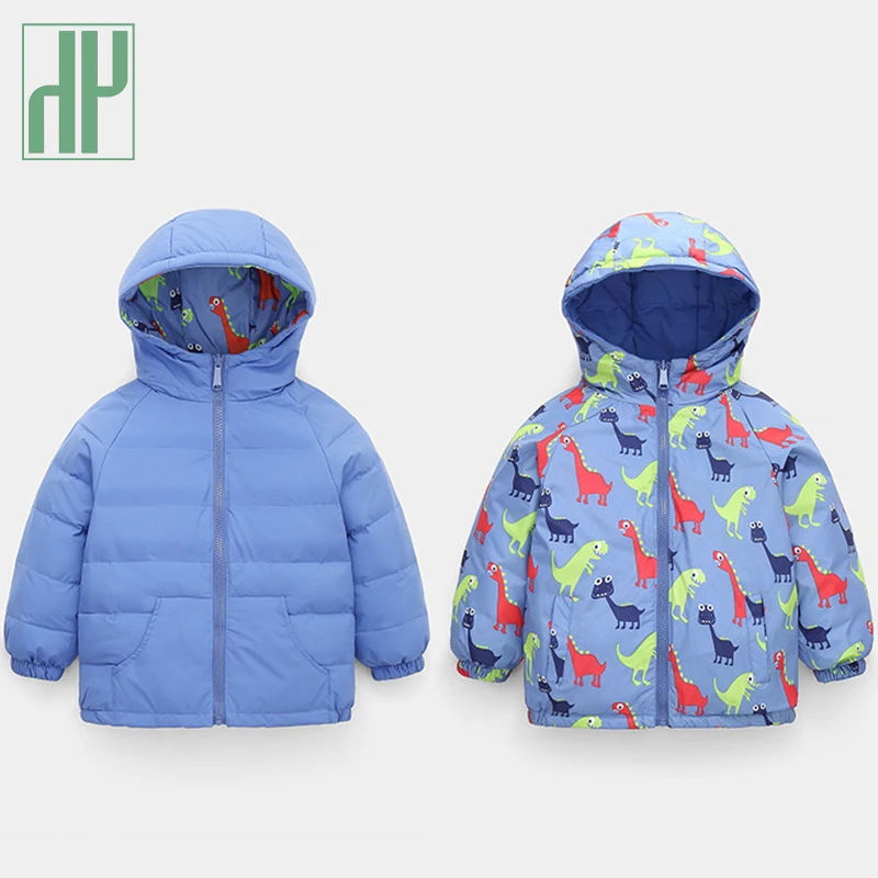 Детская зимняя куртка HH для девочек и мальчиков парка легкая с капюшоном